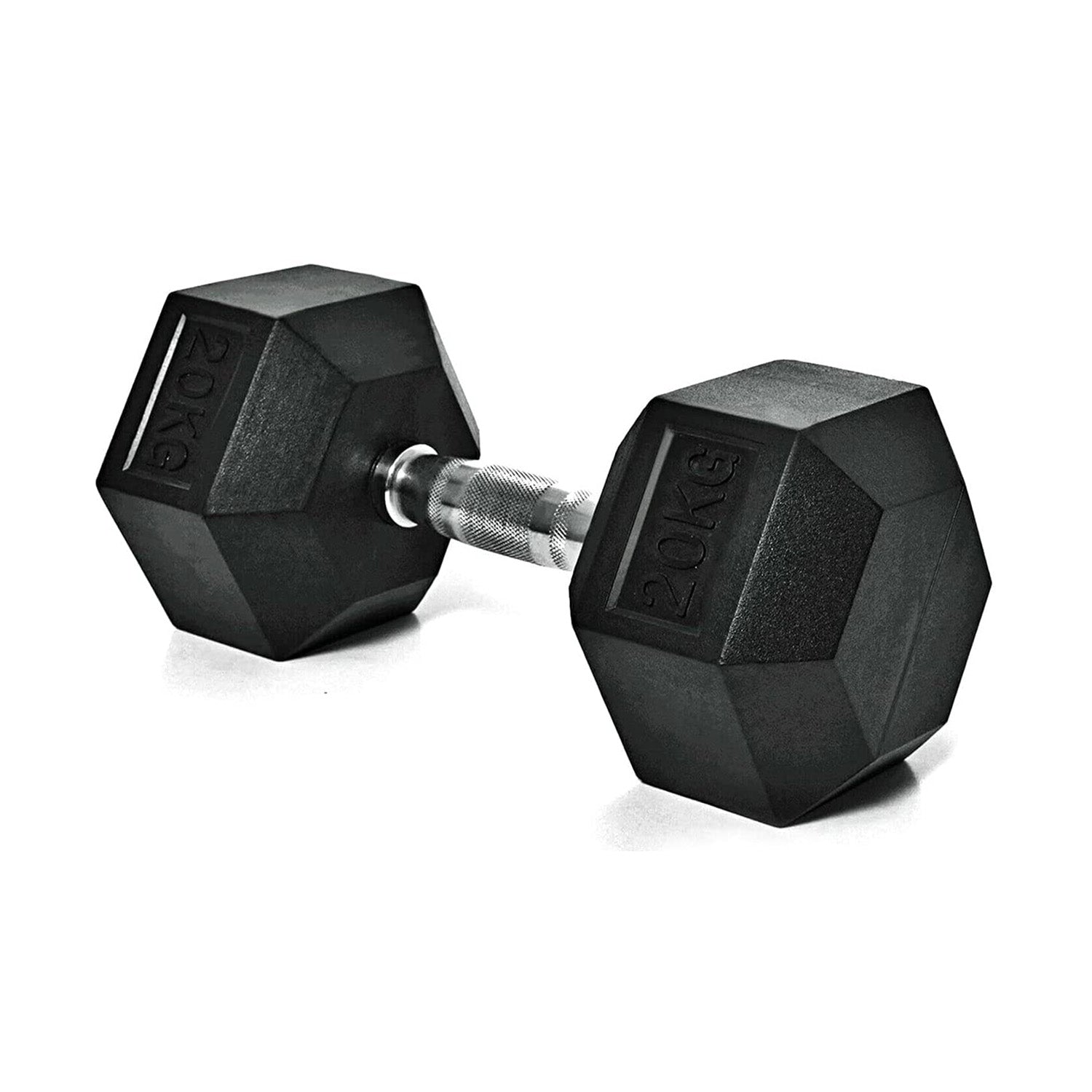Hex Dumbbells, Home & Gym Cast Iron Dumbbells, Rubber Encased Hexagonal Dumbell